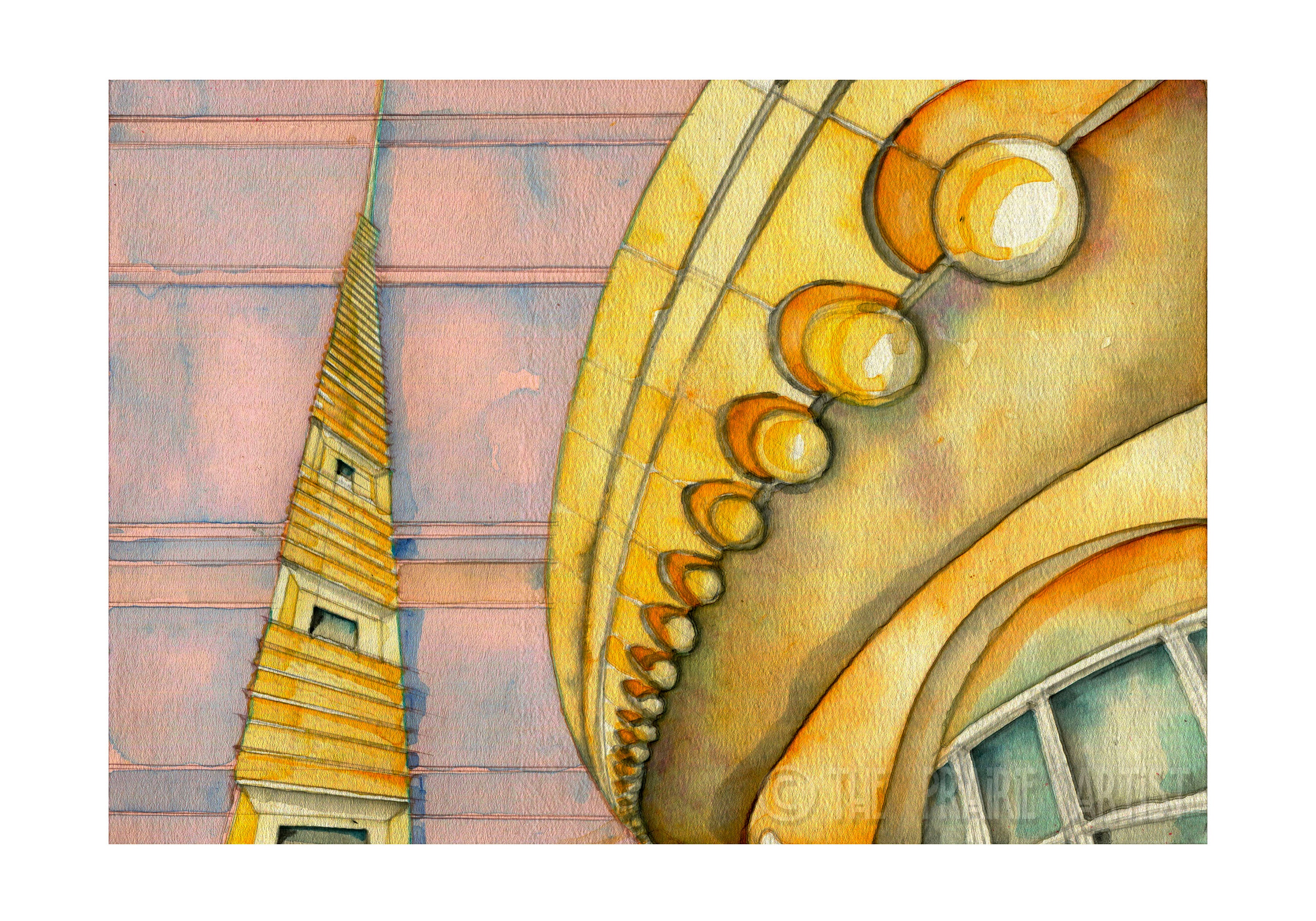 marin-civic-center-nocal-sf-bay-area-watercolor-art-etsy