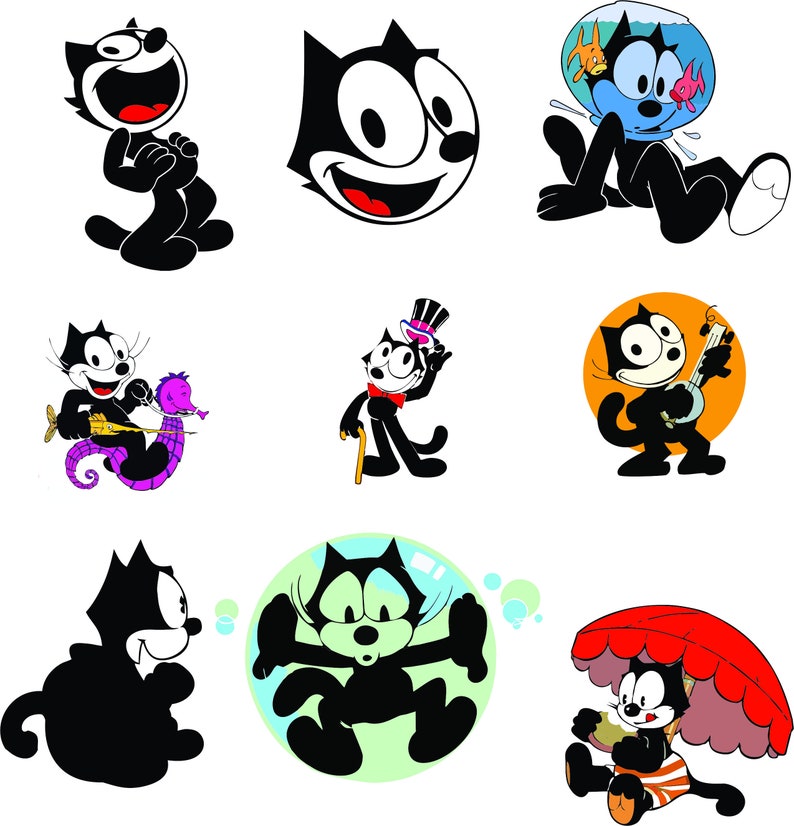 Felix The Cat 1 SVG JPEG | Etsy