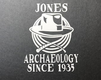 Indiana Jones style decal