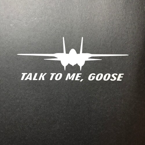 Talk to Me Goose Top Gun Quote Movie Quote Sunglasses SVG Etsy