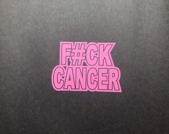 Fuck cancer decal