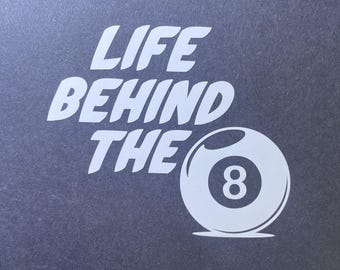 8 ball decal