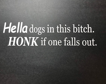 Hella dogs decal