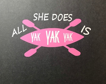Custom Kayak decal