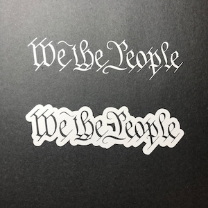 We the people decal