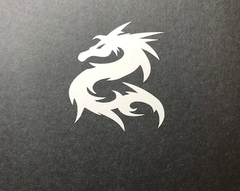 Tribal dragon decal