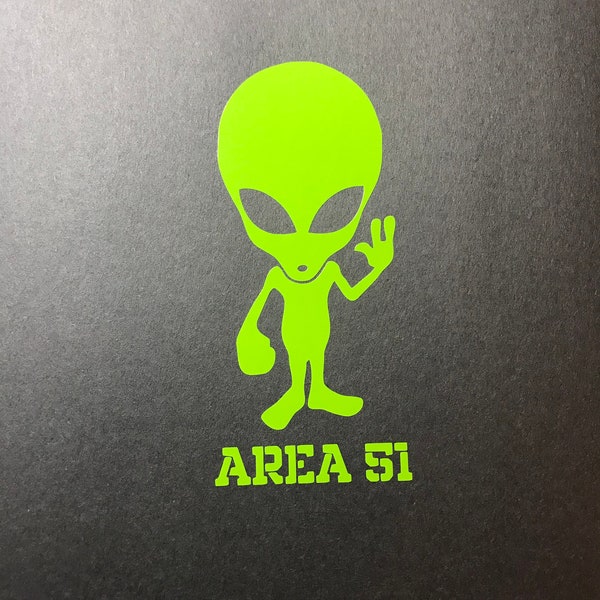 Alien Area 51 decal