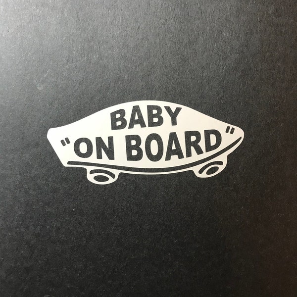Baby on board decal
