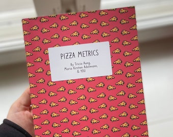 Pizza Metrics • pizza book • pizza rating journal • gift for pizza lovers