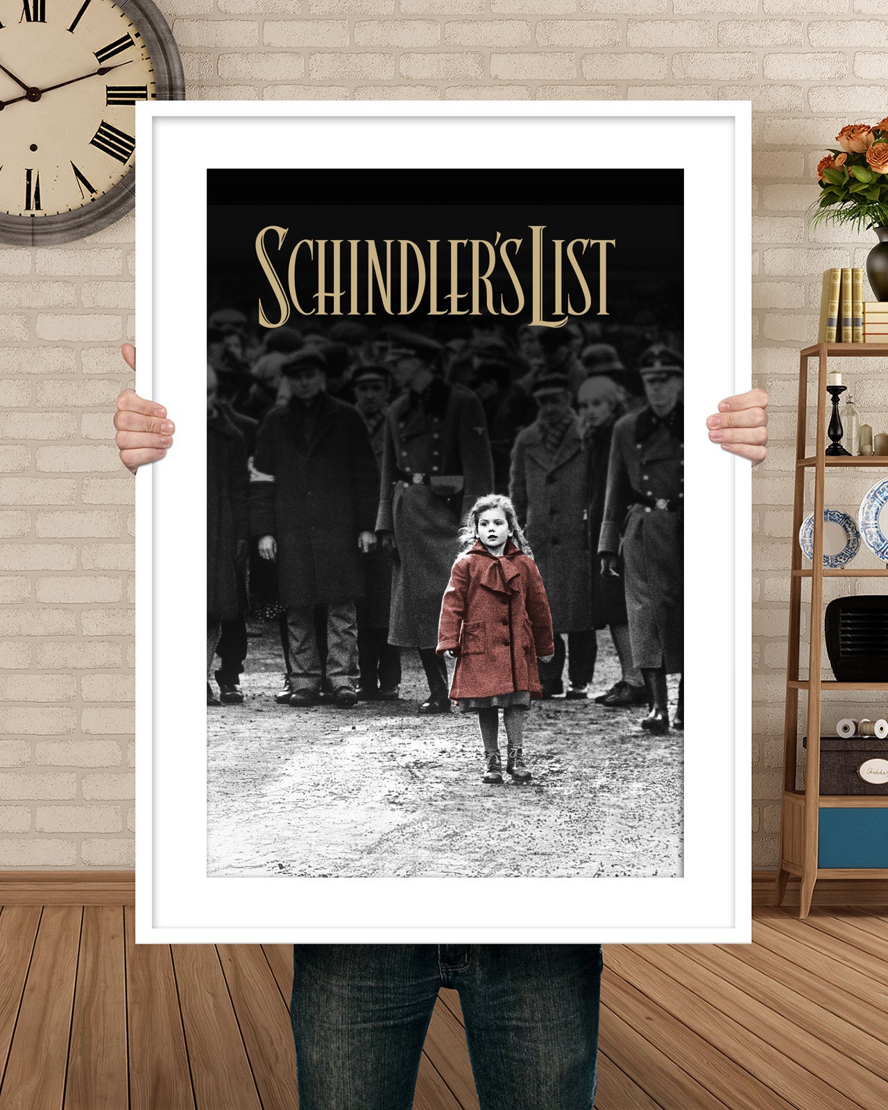 Schindler's List Movie Poster 1993 Movie Art Print Etsy