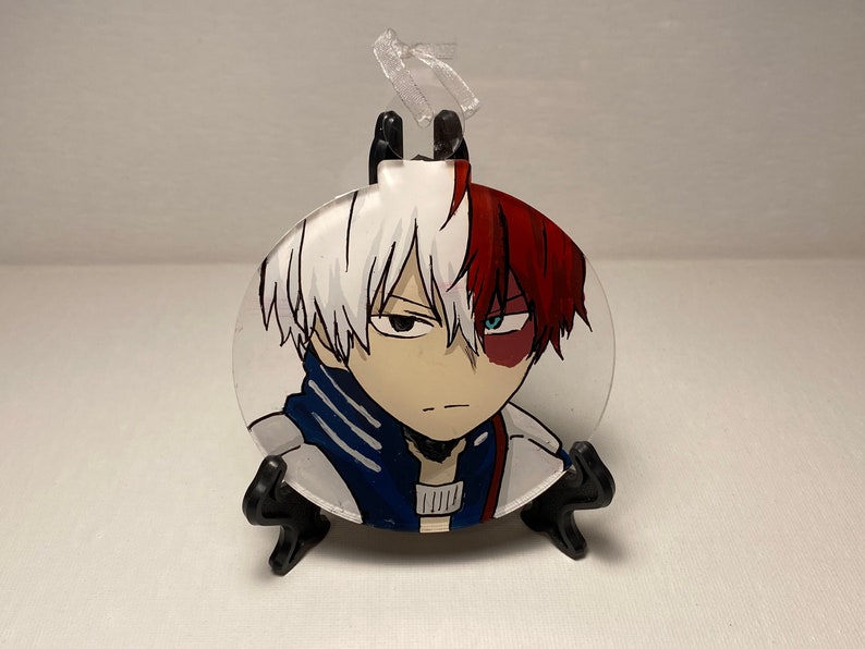 Anime Glass Painting Kit / ANY Custom Anime Glass Painting w/ Frame or