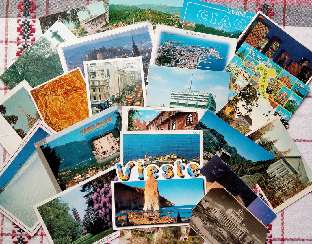 Vintage Postcards From Different Countries, Architecture and Nature ...