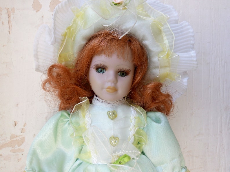 Vintage Doll / Old Porcelain Doll / 1990s Doll 1990s Etsy