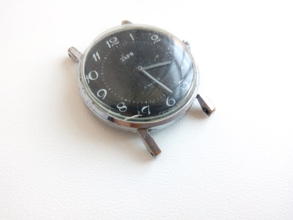 Vintage soviet wrist mechanical men's watch Zaryaм - image 10