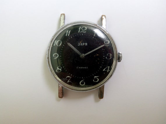 Vintage soviet wrist mechanical men's watch Zaryaм - image 1