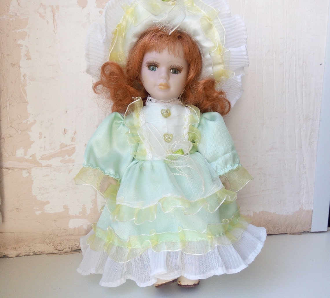 Vintage Doll / Old Porcelain Doll / 1990s Doll 1990s Etsy
