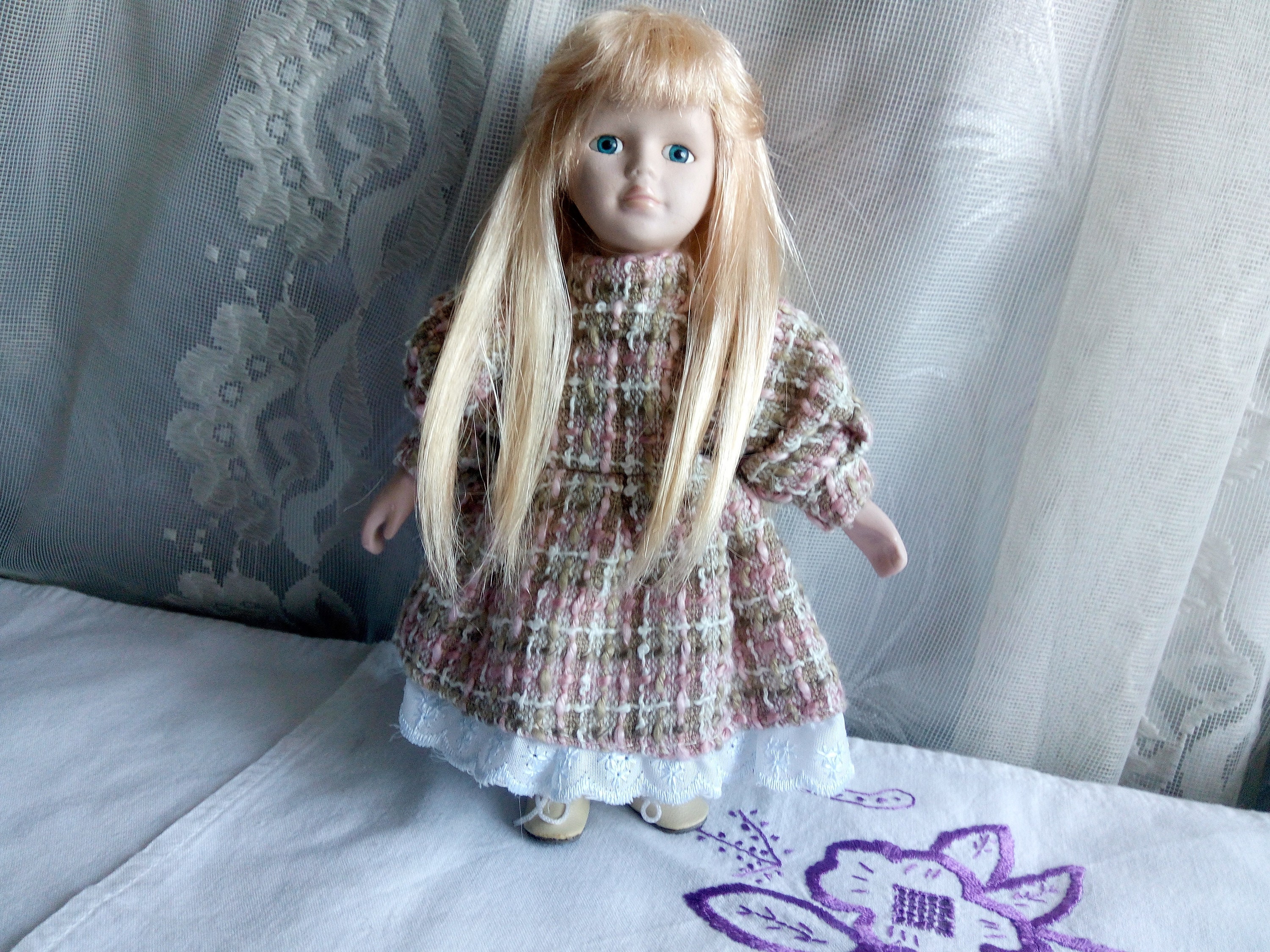 Vintage Doll / Old Porcelain Doll / 1990s Doll 1990s Etsy