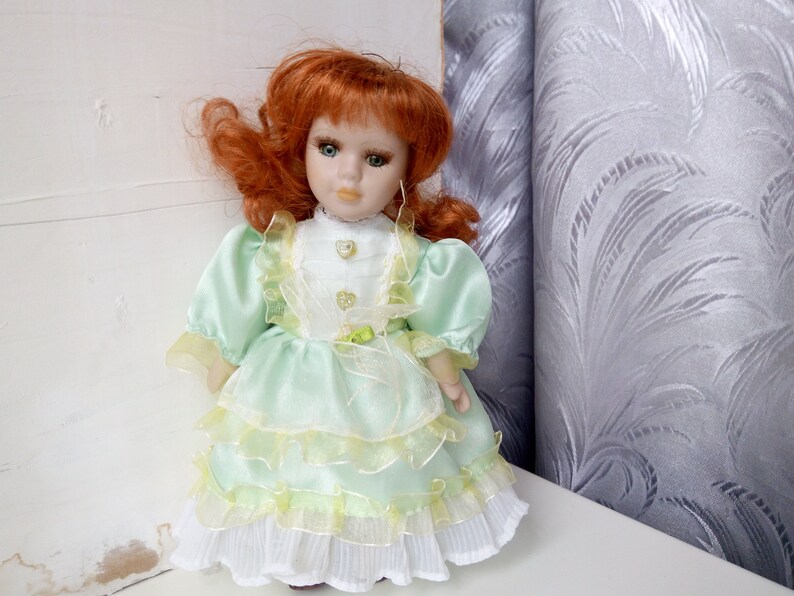 Vintage Doll / Old Porcelain Doll / 1990s Doll 1990s Etsy