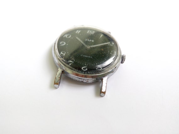 Vintage soviet wrist mechanical men's watch Zaryaм - image 9