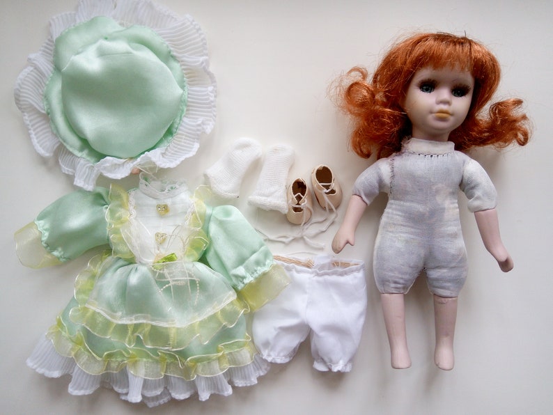 Vintage Doll / Old Porcelain Doll / 1990s Doll 1990s Etsy