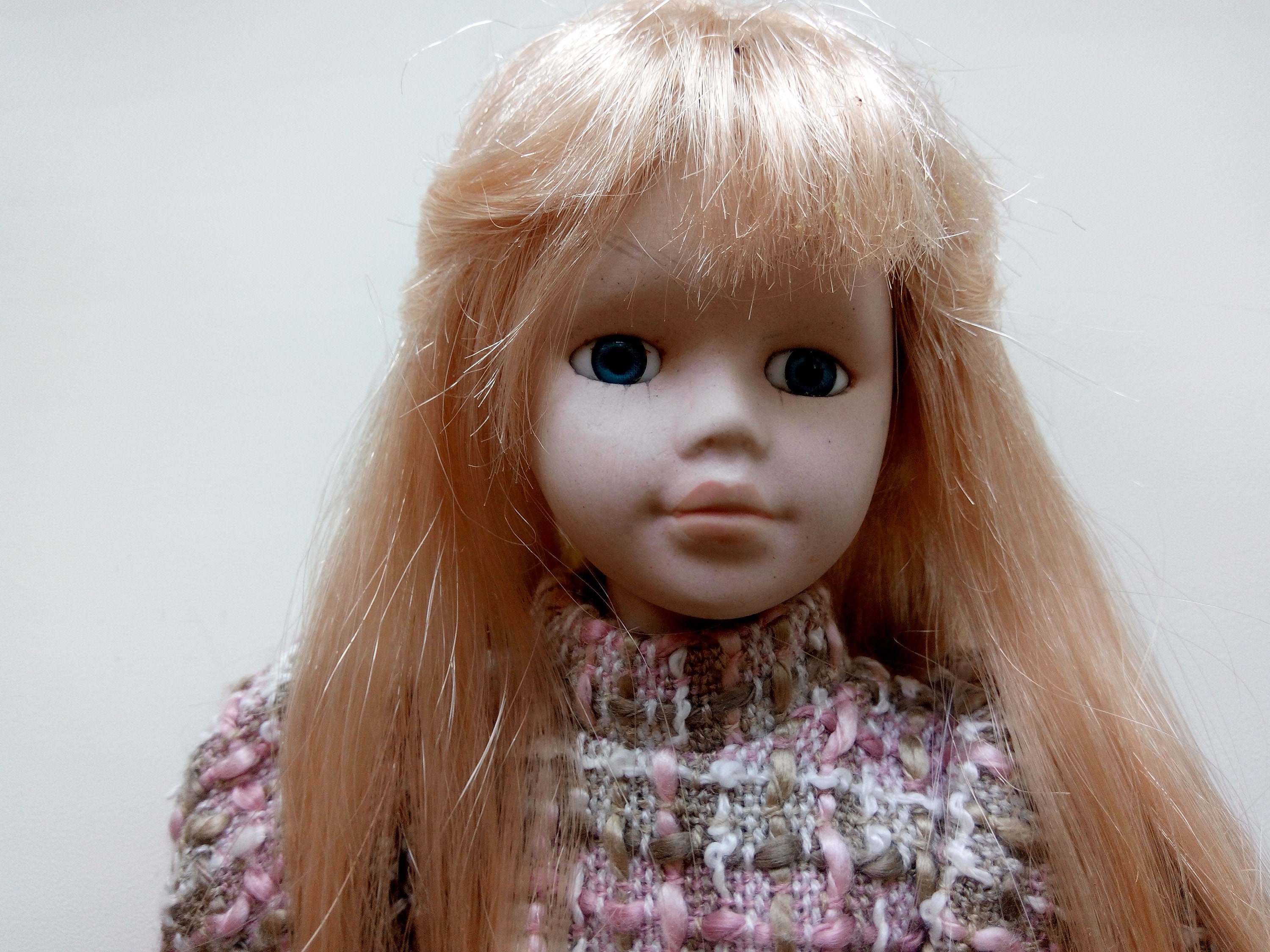 Vintage Doll / Old Porcelain Doll / 1990s Doll 1990s Etsy