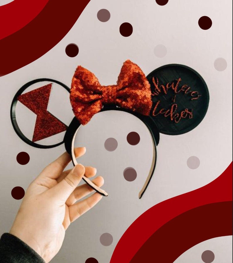 Black Widow 3D Ears Etsy