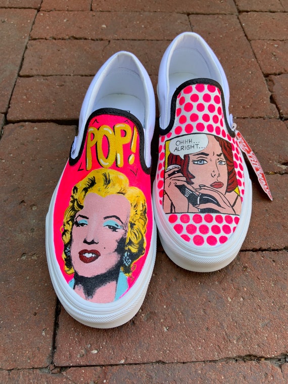 etsy painted vans
