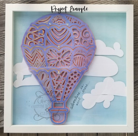 Download Hot Air Balloon 3d Svg Etsy
