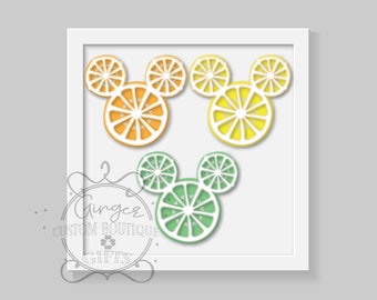 Summer Slices 3d SVG Cardstock Layered for Cricut Silhouette