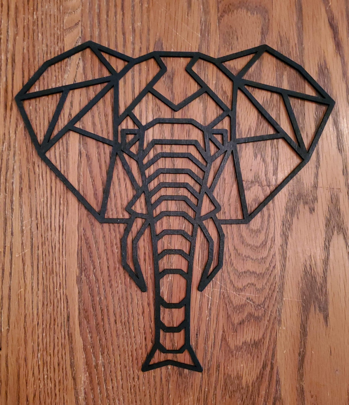 Geometric Elephant SVG for Glowforge Laser | Etsy