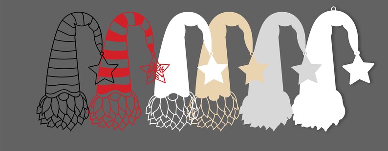 Download Gnome 3d SVG | Etsy