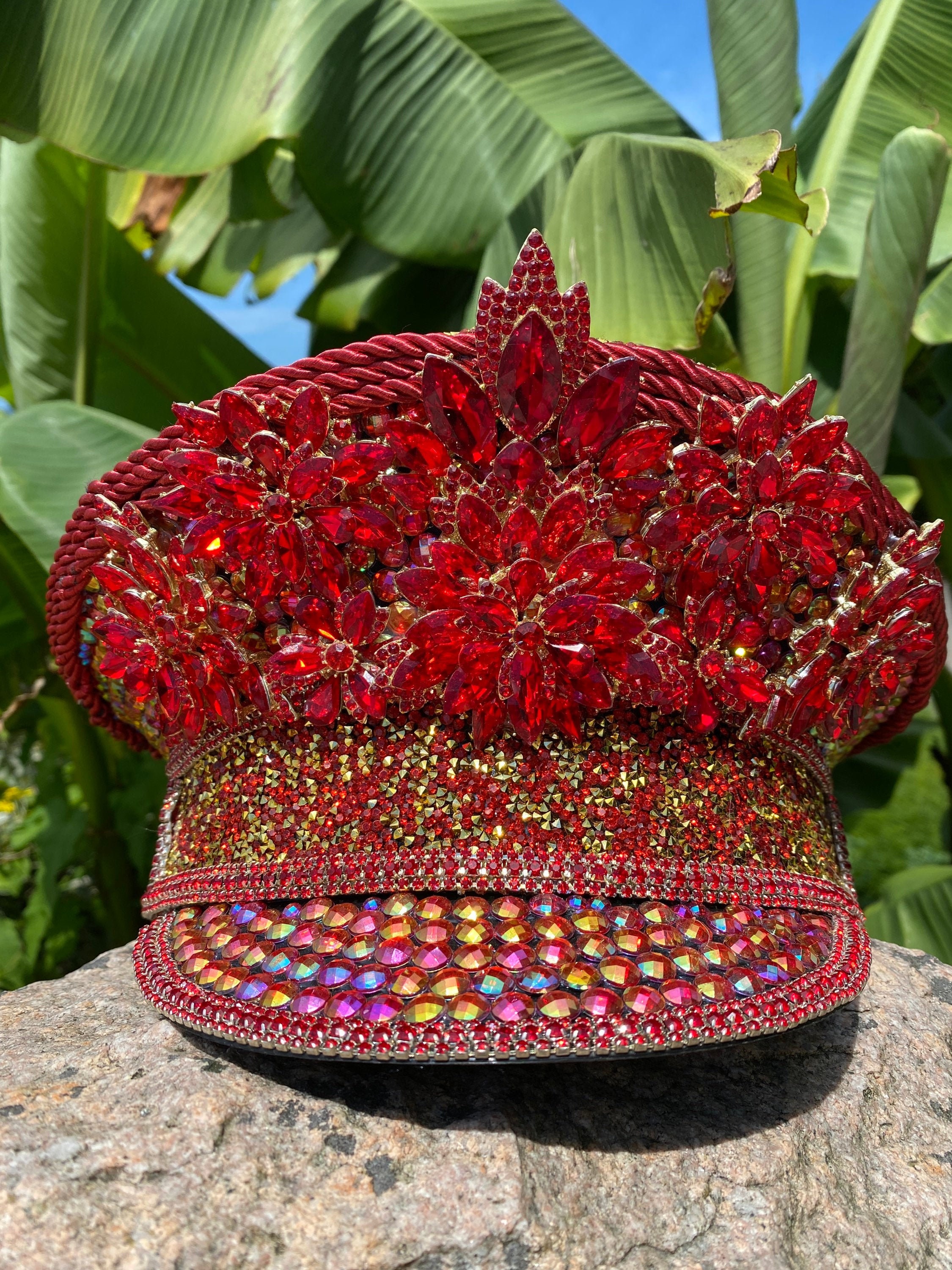 Red Captain Hat: Burning Man Hat - Etsy 