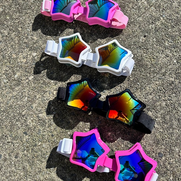 Star shaped goggles - goggles- sunglasses -accessories -sunnies -eyewear-burning man