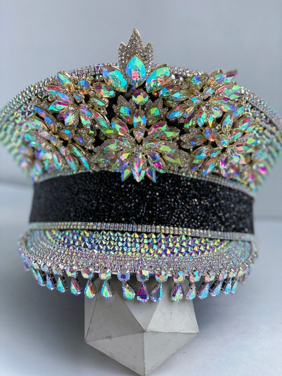 Silver Ultimate Captain Hat: Festival Hat, Military Hat  display picture 2