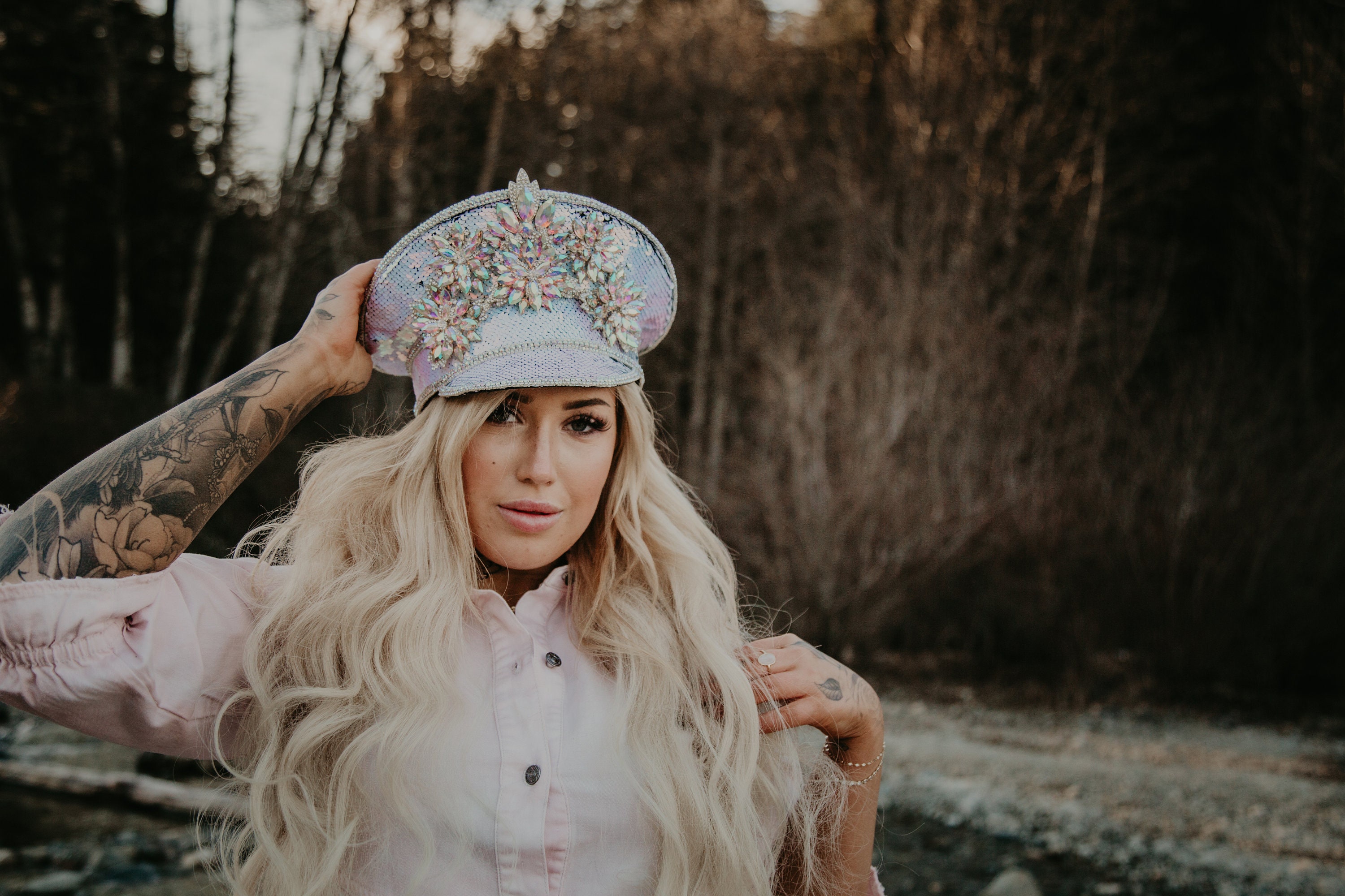 Sequin captain hat Clearance