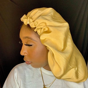 Satin Lined Bonnet | Sleep Bonnet | Adjustable Sleep Cap | Hair Accessory | Haircare | GleauxBaby