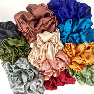 Chouchou SATIN | Cravate à cheveux | Cheveux Élastique | Accessoire cheveux | Chouchou | GleauxBébé
