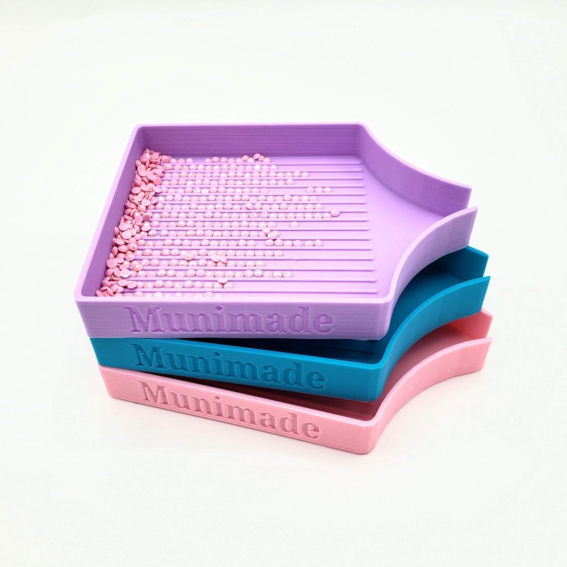 SMALL SOLID Color Diamond Painting Tray Plastic Diamond Etsy