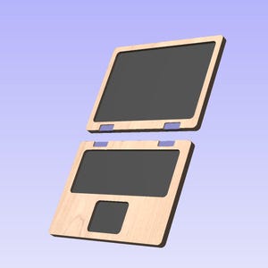 Kids Chalk Board Laptop CNC Project