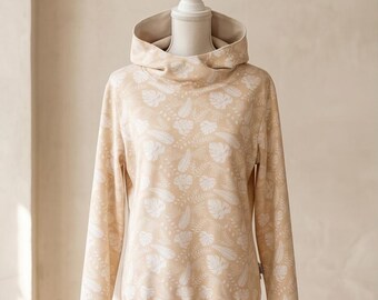 Damen Sommer Hoodie Größe 44 Dschungelnlätter