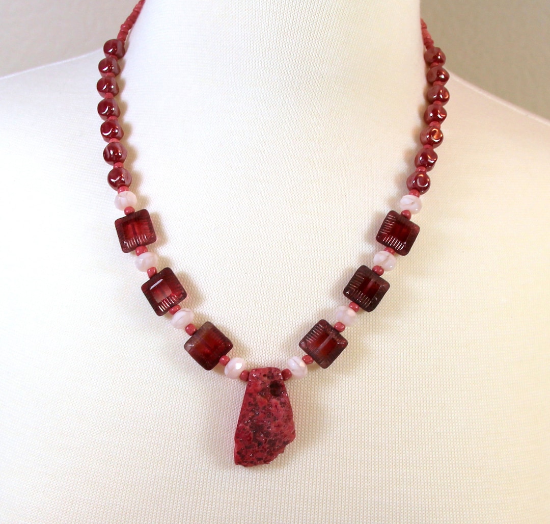 Pendentif Cœur En Jaspe Rouge - Pierre Naturelle Semi-précieuse, Bijou énergétique Et élégant - 11