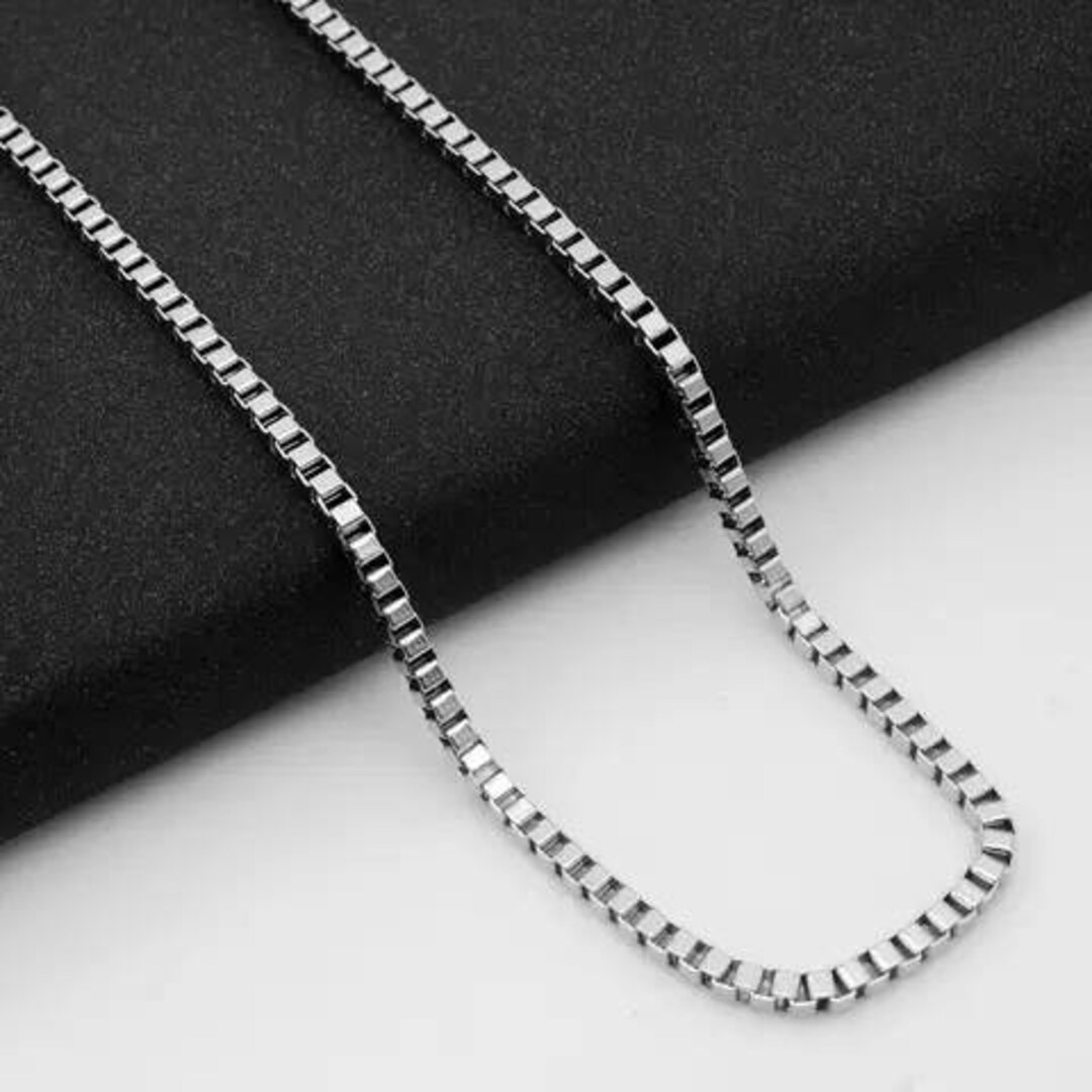 Stainless Steel Box Chain 24 X 2.4mm/2.5mm Etsy