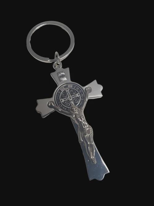 Saint Benedict Crucifix Keyring