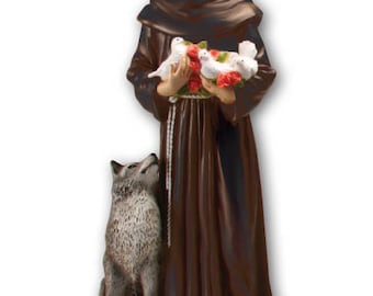 Saint Francis of Asissi Staue , Indoor/Outdoor 30cm