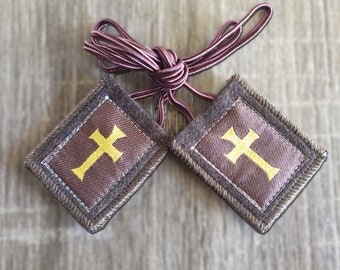 Crusaders Brown Scapular of Mt Carmel