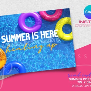 Real Estate Summer Post Card - PRINT