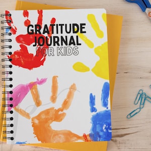 Kids Gratitude Journal, Social Emotional Learning Activity Workbook