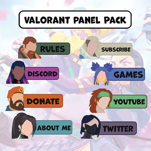 Valorant Twitch Panels