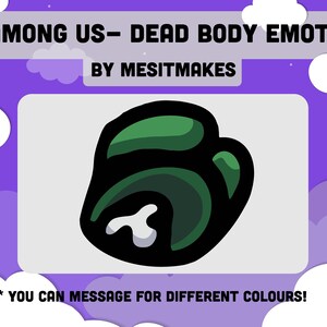 Among Us Dead Body Etsy