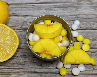 Lemon Cream Wax Melts | Fresh Citrus & Sweet Cream Scent | Handmade Soy Wax Melts for Home Fragrance